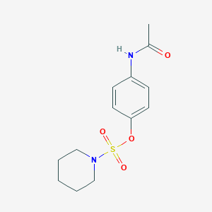 4-Acetamidophenyl piperidine-1-sulfonate