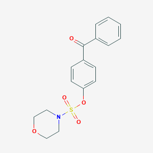 (4-Benzoylphenyl) morpholine-4-sulfonate