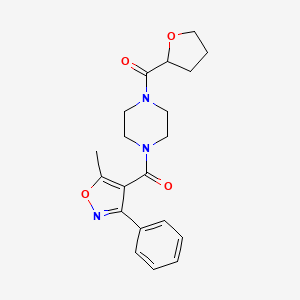 (5-METHYL-3-PHENYL-4-ISOXAZOLYL)[4-(TETRAHYDRO-2-FURANYLCARBONYL)PIPERAZINO]METHANONE