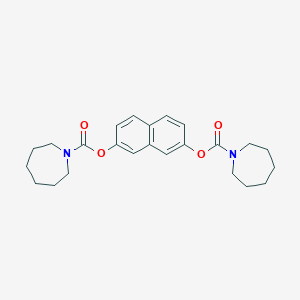 7-[(1-Azepanylcarbonyl)oxy]-2-naphthyl 1-azepanecarboxylate