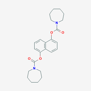 5-[(1-Azepanylcarbonyl)oxy]-1-naphthyl 1-azepanecarboxylate