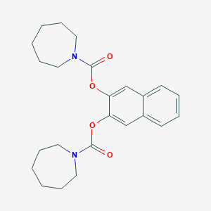 3-[(1-Azepanylcarbonyl)oxy]-2-naphthyl 1-azepanecarboxylate