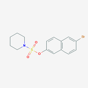 (6-Bromonaphthalen-2-yl) piperidine-1-sulfonate