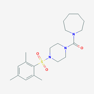 1-{[4-(Mesitylsulfonyl)-1-piperazinyl]carbonyl}azepane