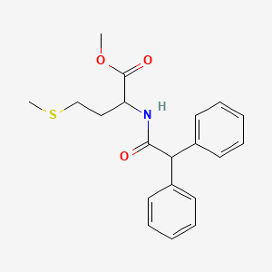 molecular formula C20H23NO3S B4861387 methyl N-(diphenylacetyl)methioninate 