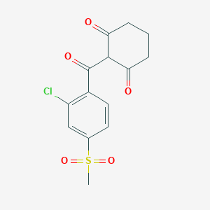 molecular formula C14H13ClO5S B048614 磺草酮 CAS No. 123174-48-1