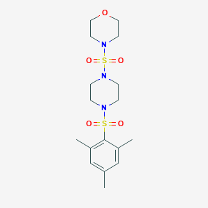 4-((4-(Mesitylsulfonyl)piperazin-1-yl)sulfonyl)morpholine