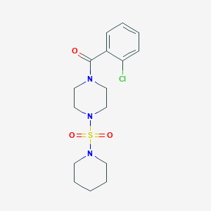 (2-Chlorophenyl)(4-(piperidin-1-ylsulfonyl)piperazin-1-yl)methanone