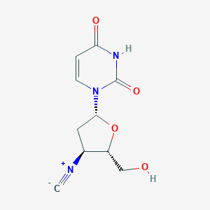 molecular formula C10H11N3O4 B048616 3'-Isocyano-2',3'-dideoxyuridine CAS No. 124288-72-8