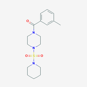 (4-(Piperidin-1-ylsulfonyl)piperazin-1-yl)(m-tolyl)methanone