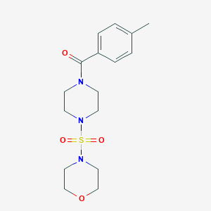 (4-(Morpholinosulfonyl)piperazin-1-yl)(p-tolyl)methanone