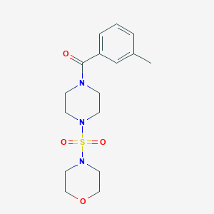 (4-(Morpholinosulfonyl)piperazin-1-yl)(m-tolyl)methanone