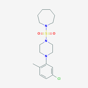 1-((4-(5-Chloro-2-methylphenyl)piperazin-1-yl)sulfonyl)azepane