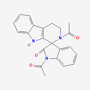 1',2-diacetyl-2,3,4,9-tetrahydrospiro[beta-carboline-1,3'-indol]-2'(1'H)-one