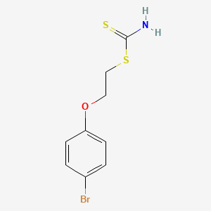 2-(4-Bromophenoxy)ethyl carbamodithioate