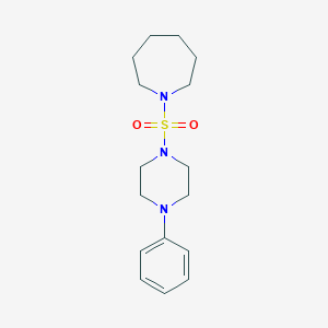 1-(4-Phenylpiperazin-1-yl)sulfonylazepane