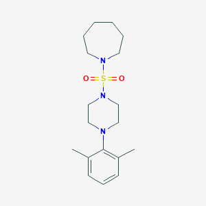 1-((4-(2,6-Dimethylphenyl)piperazin-1-yl)sulfonyl)azepane