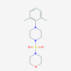 4-((4-(2,6-Dimethylphenyl)piperazin-1-yl)sulfonyl)morpholine