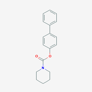 1-Piperidinecarboxylic acid (4-phenylphenyl) ester