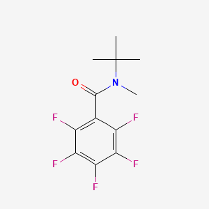 N-tert-butyl-2,3,4,5,6-pentafluoro-N-methylbenzamide