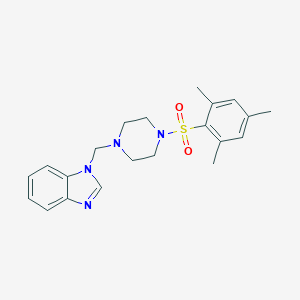 1-((4-(mesitylsulfonyl)piperazin-1-yl)methyl)-1H-benzo[d]imidazole