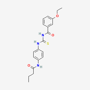 N-({[4-(butyrylamino)phenyl]amino}carbonothioyl)-3-ethoxybenzamide