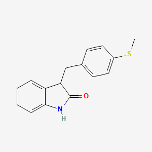 3-[4-(methylthio)benzyl]-1,3-dihydro-2H-indol-2-one