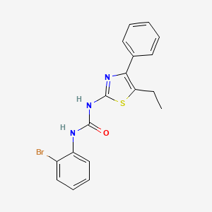 N-(2-bromophenyl)-N'-(5-ethyl-4-phenyl-1,3-thiazol-2-yl)urea