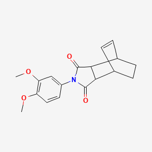 2-(3,4-dimethoxyphenyl)-3a,4,7,7a-tetrahydro-1H-4,7-ethanoisoindole-1,3(2H)-dione