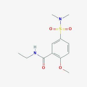 5-[(dimethylamino)sulfonyl]-N-ethyl-2-methoxybenzamide