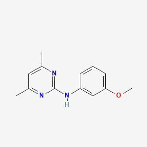 N-(3-methoxyphenyl)-4,6-dimethyl-2-pyrimidinamine