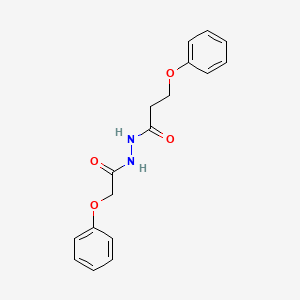 3-phenoxy-N'-(2-phenoxyacetyl)propanehydrazide