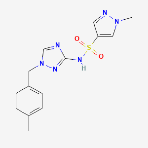 1-METHYL-N~4~-[1-(4-METHYLBENZYL)-1H-1,2,4-TRIAZOL-3-YL]-1H-PYRAZOLE-4-SULFONAMIDE