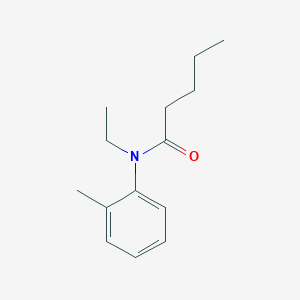 N-ethyl-N-(2-methylphenyl)pentanamide