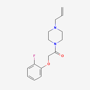 1-(4-ALLYLPIPERAZINO)-2-(2-FLUOROPHENOXY)-1-ETHANONE