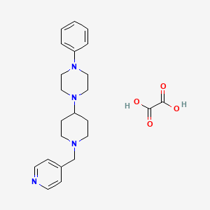 Oxalic acid;1-phenyl-4-[1-(pyridin-4-ylmethyl)piperidin-4-yl]piperazine