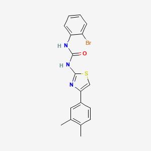 N-(2-bromophenyl)-N'-[4-(3,4-dimethylphenyl)-1,3-thiazol-2-yl]urea