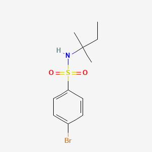 4-bromo-N-(2-methylbutan-2-yl)benzenesulfonamide