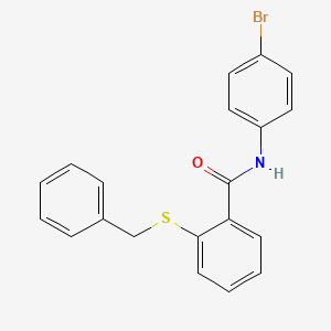 2-(benzylthio)-N-(4-bromophenyl)benzamide