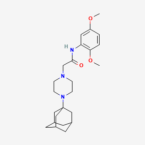 2-[4-(ADAMANTAN-1-YL)-1-PIPERAZINYL]-N-(2,5-DIMETHOXYPHENYL)ACETAMIDE