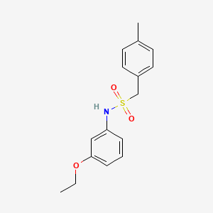 N-(3-ethoxyphenyl)-1-(4-methylphenyl)methanesulfonamide