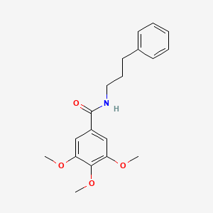 3,4,5-trimethoxy-N-(3-phenylpropyl)benzamide