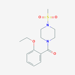 (2-ETHOXYPHENYL)[4-(METHYLSULFONYL)PIPERAZINO]METHANONE