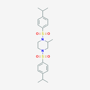 1,4-Bis[(4-isopropylphenyl)sulfonyl]-2-methylpiperazine