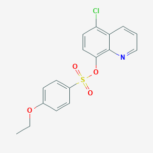 5-Chloro-8-quinolinyl 4-ethoxybenzenesulfonate