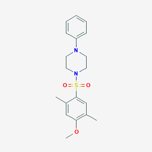 1-[(4-Methoxy-2,5-dimethylphenyl)sulfonyl]-4-phenylpiperazine