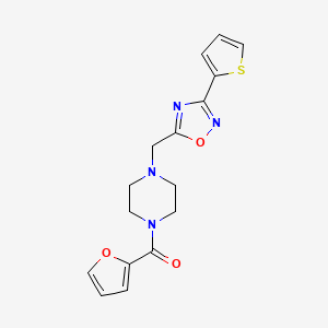 1-(2-furoyl)-4-{[3-(2-thienyl)-1,2,4-oxadiazol-5-yl]methyl}piperazine