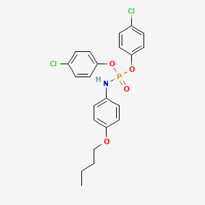 bis(4-chlorophenyl) (4-butoxyphenyl)amidophosphate