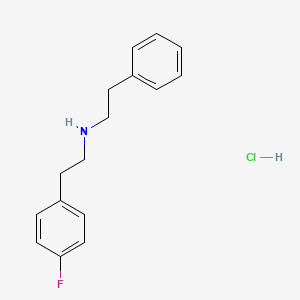 [2-(4-fluorophenyl)ethyl](2-phenylethyl)amine hydrochloride