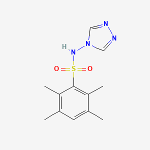 2,3,5,6-tetramethyl-N-4H-1,2,4-triazol-4-ylbenzenesulfonamide